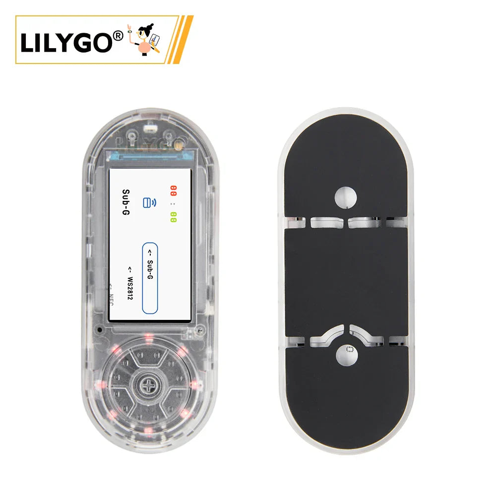 LILYGO® T-Embed ESP32-S3 with CC1101 Sub-1GHz RF Transceiver & PN532 NFC RFID I2C Module – LCD Board with Built-in 1300mAh Battery