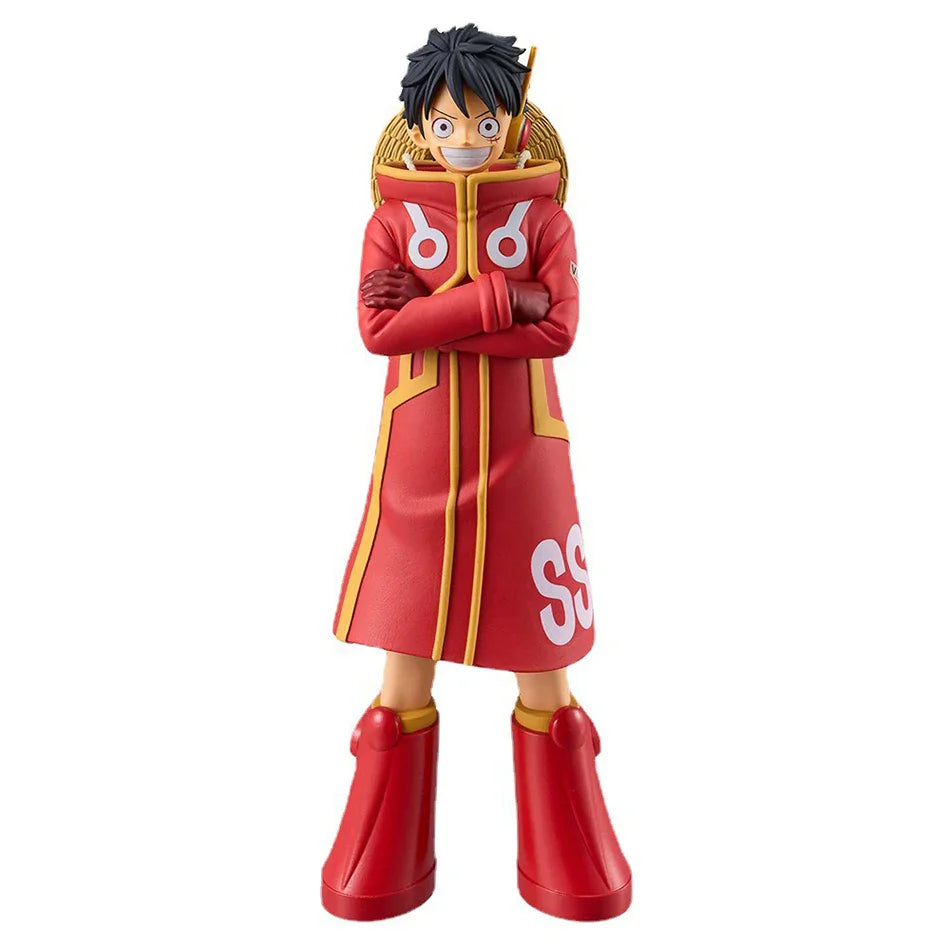 17cm One Piece Luffy PVC Action Figure — Monkey D. Luffy Egg Head Island Anime Collectible Toy, Gift for Kids