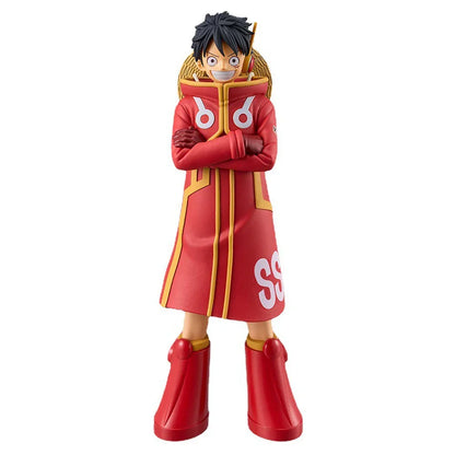 17cm One Piece Luffy PVC Action Figure — Monkey D. Luffy Egg Head Island Anime Collectible Toy, Gift for Kids