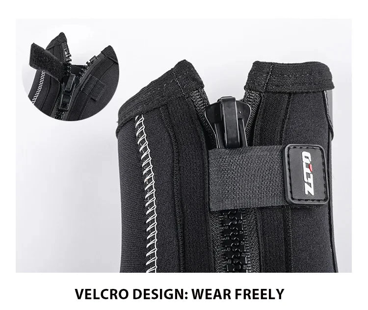 5mm Neoprene Dive Boots with Side Zipper – Wetsuit Shoes for Men & Women, Snorkeling & Scuba Diving Water Sports Accessories