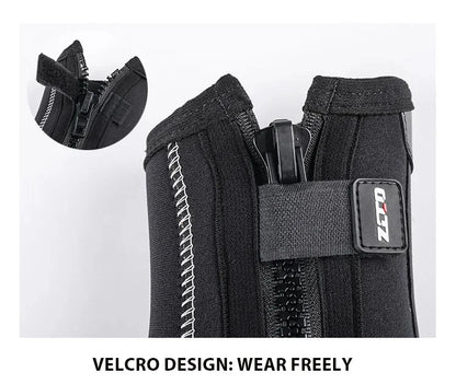5mm Neoprene Dive Boots with Side Zipper – Wetsuit Shoes for Men & Women, Snorkeling & Scuba Diving Water Sports Accessories