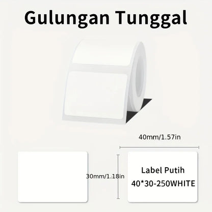 P50 Mini Portable Wireless Thermal Label Printer – Supports 12-50mm Colorful Thermal Paper