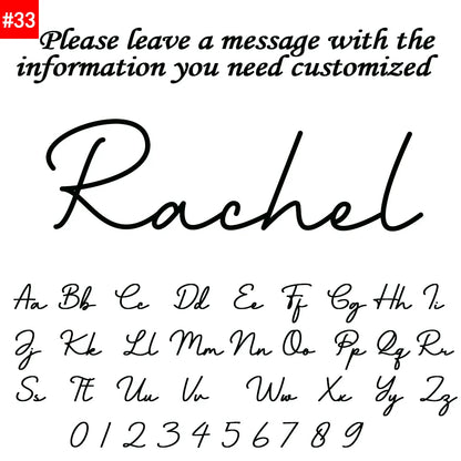 Customized Name Letter Necklace – Personalized Stainless Steel Pendant, Simple Clavicle Chain for Women, Valentine's Day Gift