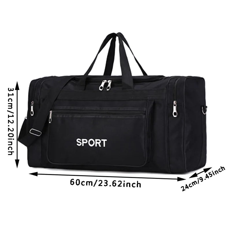 Nylon Travel Duffel Bag for Women & Men – Large Capacity Carry-On, Weekender, Gym & Overnight Sport Tote