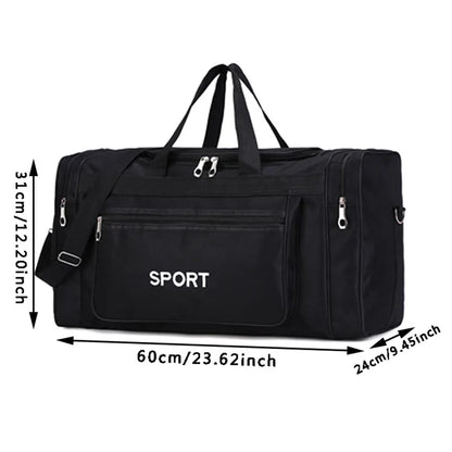Nylon Travel Duffel Bag for Women & Men – Large Capacity Carry-On, Weekender, Gym & Overnight Sport Tote