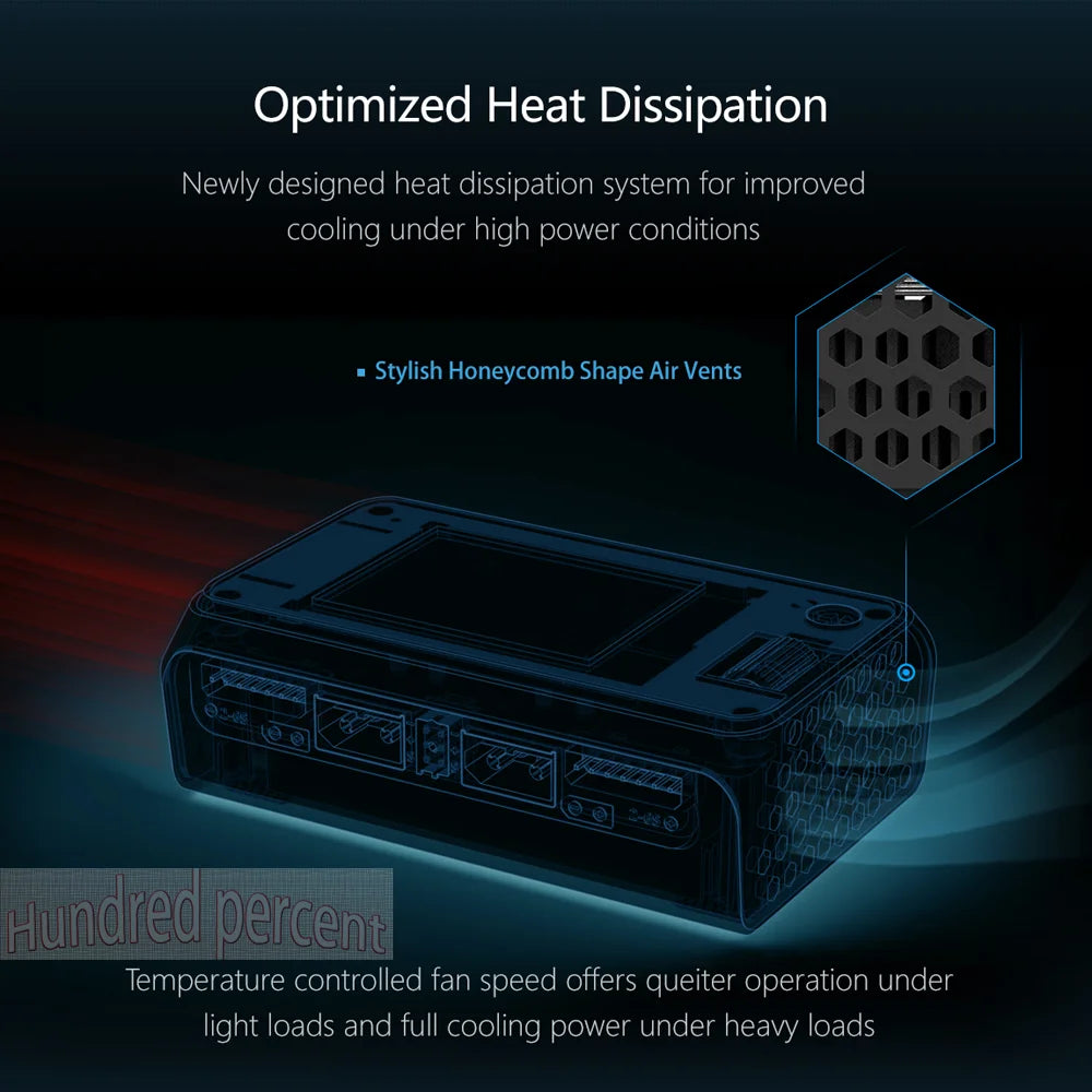 ToolkitRC M6D V3 500W 15A Dual Channel Smart Charger Discharger for 1-6S LiPo FPV Batteries