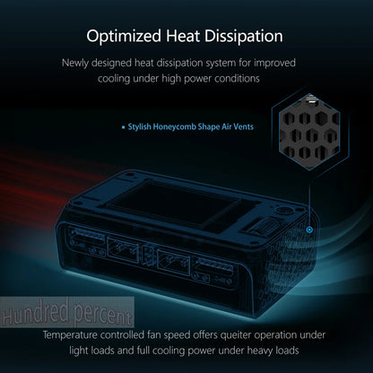ToolkitRC M6D V3 500W 15A Dual Channel Smart Charger Discharger for 1-6S LiPo FPV Batteries