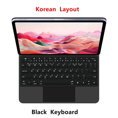 Backlight Magic Keyboard Case for iPad Pro 11/13 & iPad Air 11/13 Inch (2024) – M4/M2 Smart Folio Cover