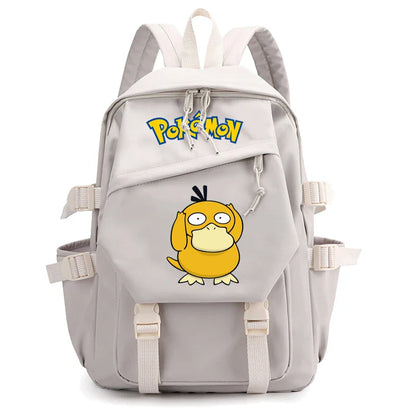 Pokemon Waterproof Women’s Backpack – Pikachu, Gengar, Snorlax Schoolbag for Girls & Students