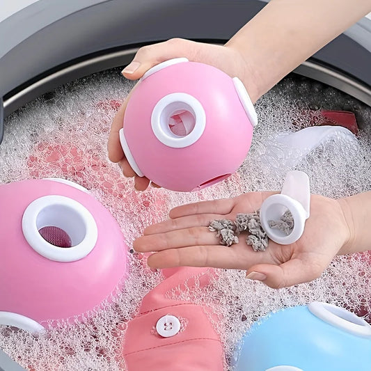 Floating Lint Catcher - Washing Machine Hair, Fur & Lint Remover Laundry Filter Ball