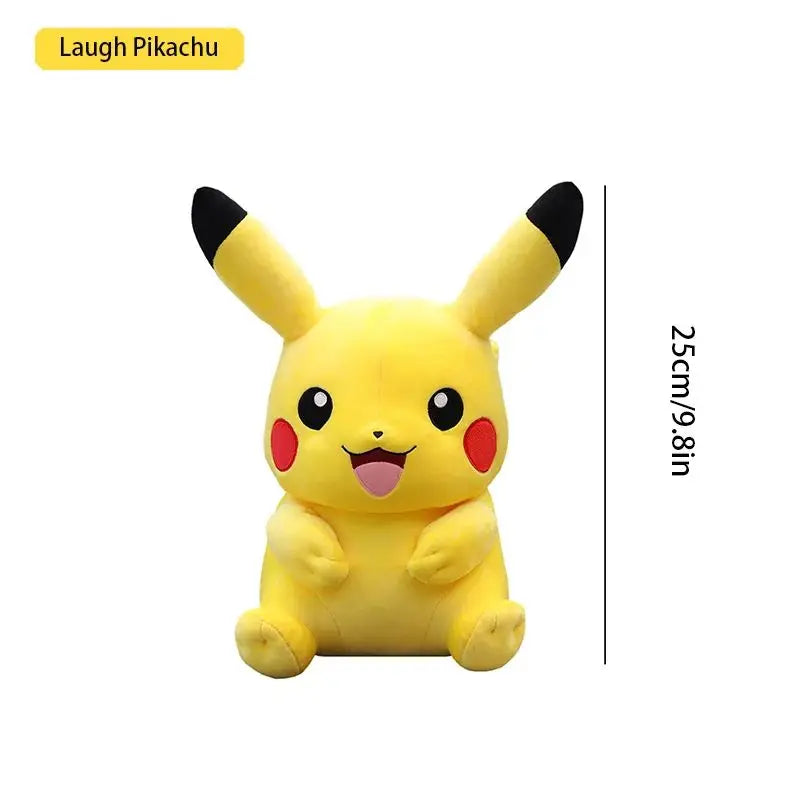 Original Pokémon Gengar Plush 24cm – Cute Pikachu Soft Stuffed Toy Doll for Kids Birthday Gift