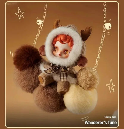 Skullpanda Winter Music Series Plush Blind Box – Cute Keychain Pendant Toy Gift
