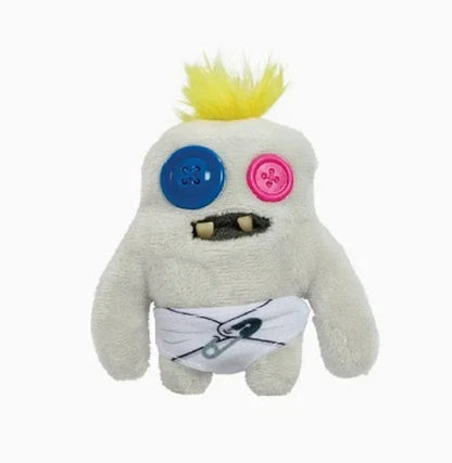 Fuggler Plush Baby Series Mr. Needles – Funny Ugly Monster Stuffed Doll, Munch Rabid Rabbit Wide-Eyed Weirdo Soft Toy 9cm
