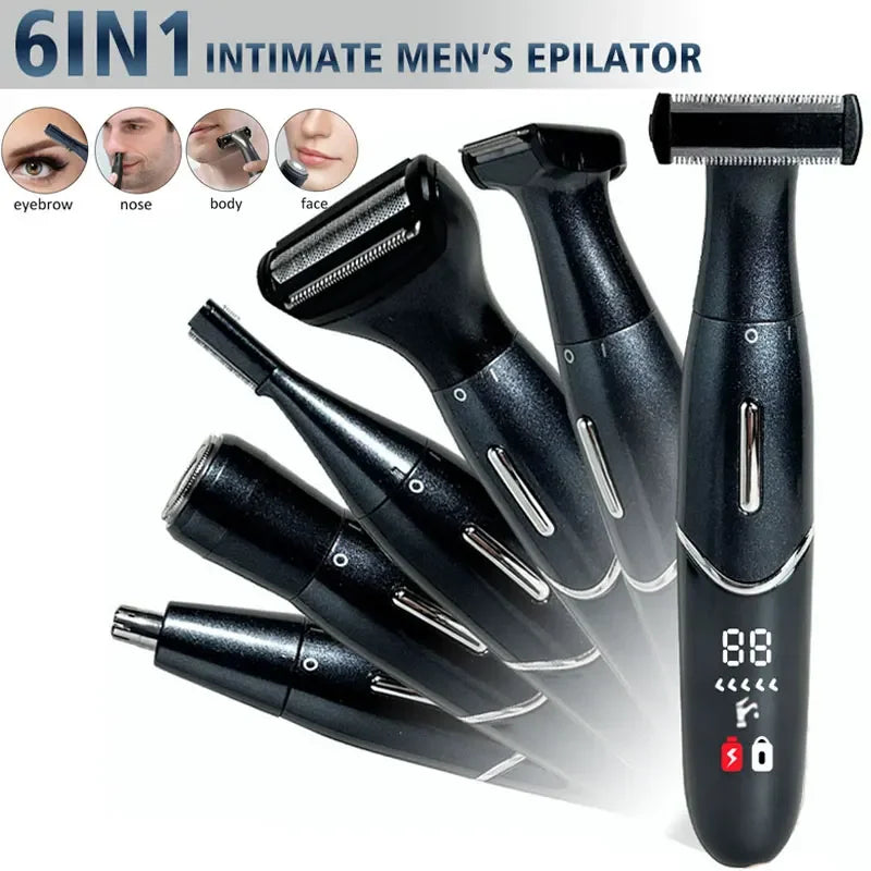 4-in-1 Electric Epilator for Women – Multifunction Body, Face & Precision Intimate Shaver and Trimmer