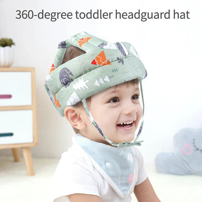Baby Safety Helmet: Soft Comfortable Head Protection Hat - Adjustable Crash Cap for Head Security, Protective Headgear