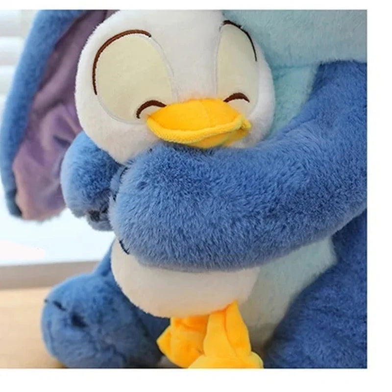 Disney 30cm Lilo & Stitch Plush Toy – Kawaii Stitch & Donald Duck Stuffed Dolls for Kids Christmas Gift