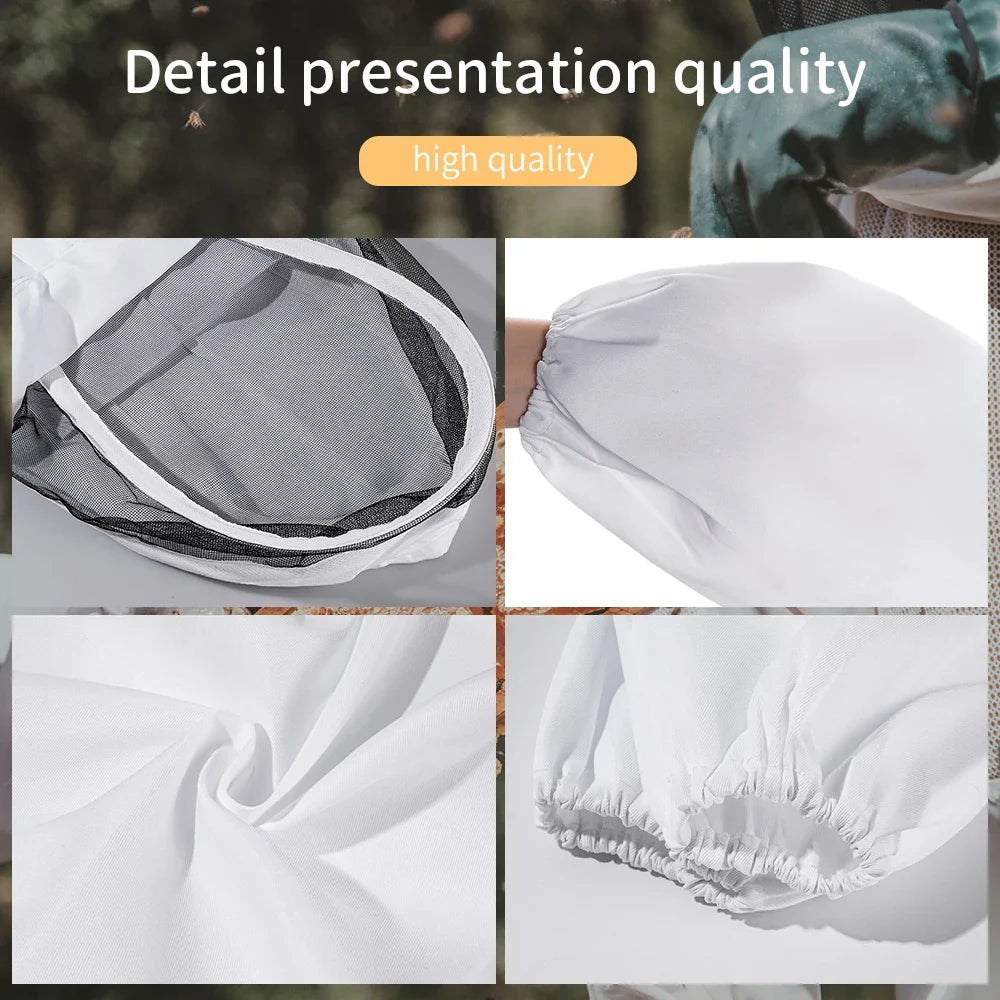 Professional Beekeeping Suit with Full Body Protection and Safety Veil - Unisex Children's Beekeepers Clothing