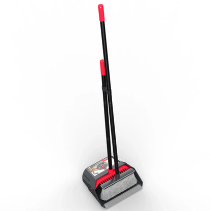 Household Broom and Dustpan Set with Long Handle – Durable 2-in-1 Sweeping Cleaning Tool for Home Floor Cleaning Supplies
