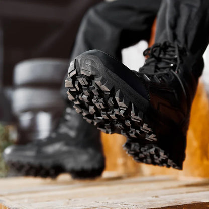 Men's Outdoor Hiking Boots - Desert Tactical Military Boots, Special Forces Anti-Slip & Warm Work Boots