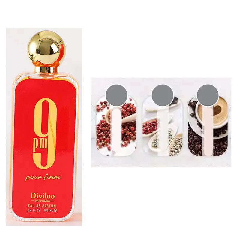 100ML Vanilla Perfume Spray AM/PM, Citrus Floral Scent for Women, Long-Lasting Body Mist Eau De Toilette Cologne