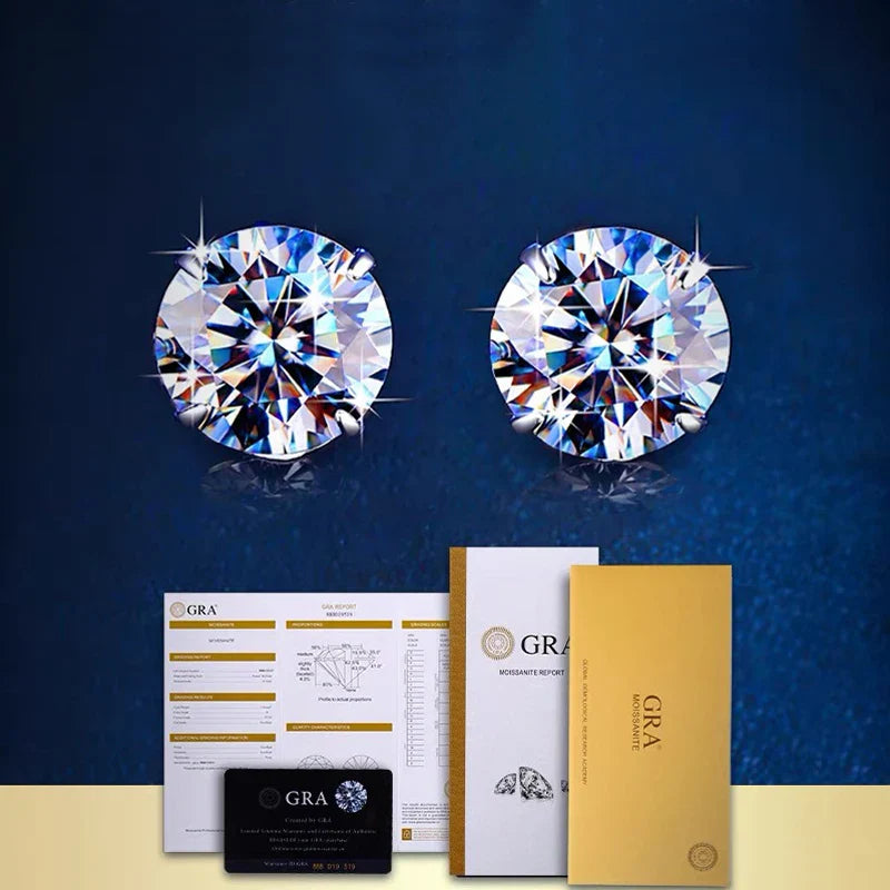 100% Real Moissanite Diamond Tester Pen — GRA Certified D VVS1 Belgium Cut Gemstones at Factory Price