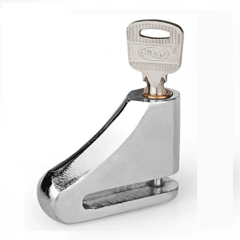 Motorcycle Waterproof Disc Brake Lock — Anti-Theft Wheel Padlock with Keys for Motorcycles, Scooters & Mopeds
