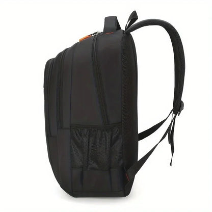 Men's Waterproof Backpack – Large Capacity Casual Laptop Bag with Adjustable Straps