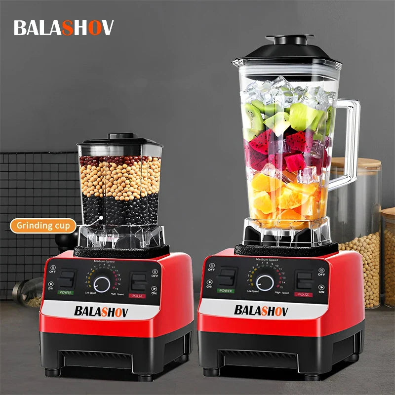 2000W Heavy Duty Commercial Blender & Food Processor – High Power Kitchen Mixer for Ice Crushing, Smoothies & Juicing (BPA Free)