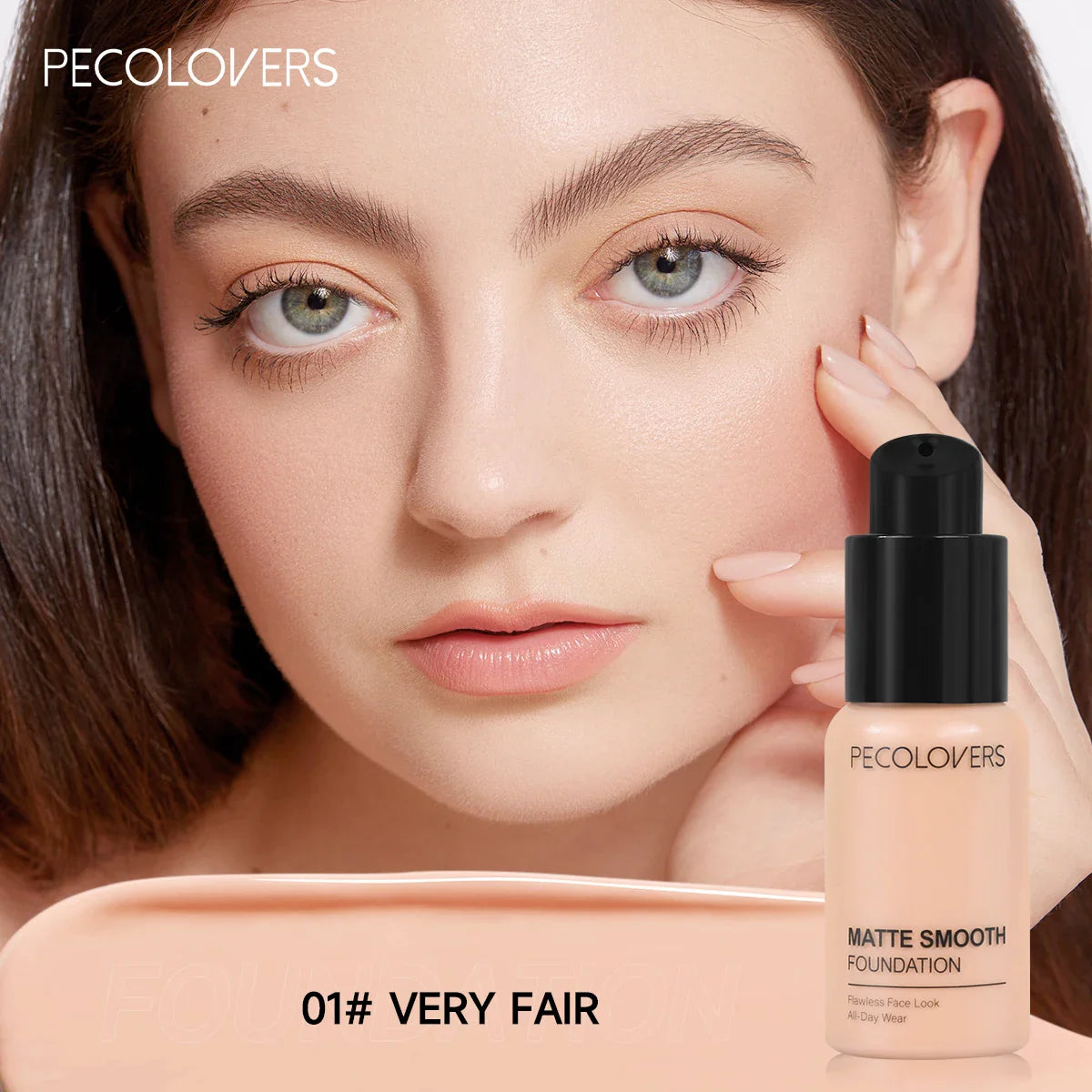 Full Coverage Concealer Foundation – Long-Lasting Waterproof Matte Finish for Natural Flawless Daily Makeup