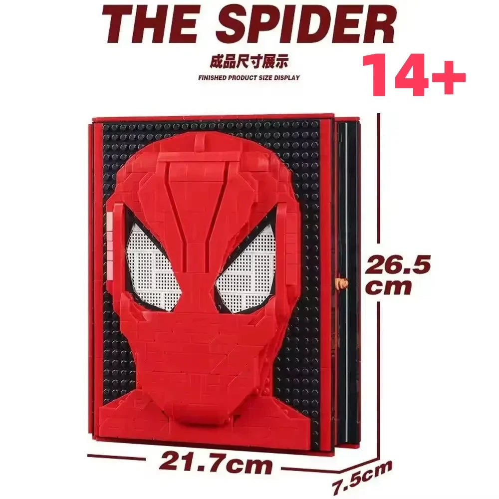 2025 Christmas Marvel Building Block Set – Star-Lord & Spiderman Figures, 55 Styles DIY Toy Gift
