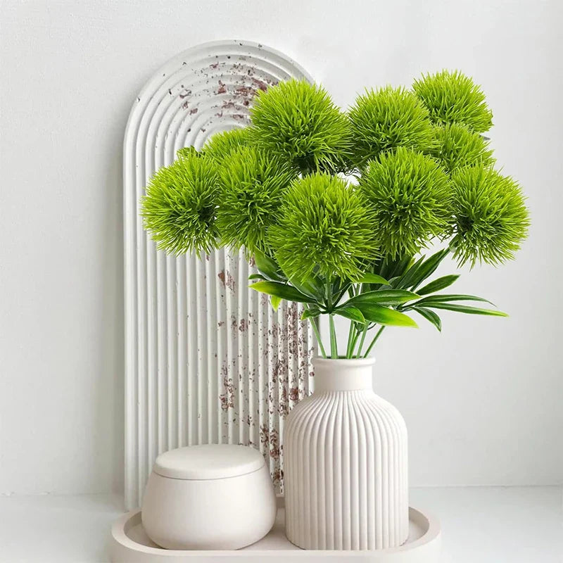 Artificial Dandelion Bouquet Set 3/5/10/12Pcs – 26cm Fake Flower Plants for Home, Bedroom, Wedding & Garden Vase Decoration