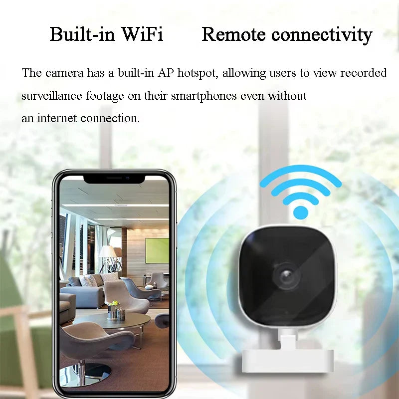 Xiaomi 4K Mini Security Camera – WiFi IP65 Waterproof Night Vision Monitor with Motion Detection & 2-Way Audio