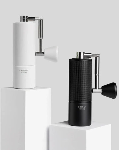 TIMEMORE Chestnut C3S PRO Manual Coffee Grinder — 25g Hand Grinder with Adjustable Steel Burr & Cleaning Brush