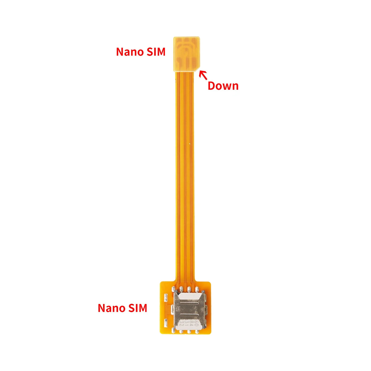 Nano 4FF SIM Card Converter - Nano to Micro 3FF Standard 2FF SIM Adapter