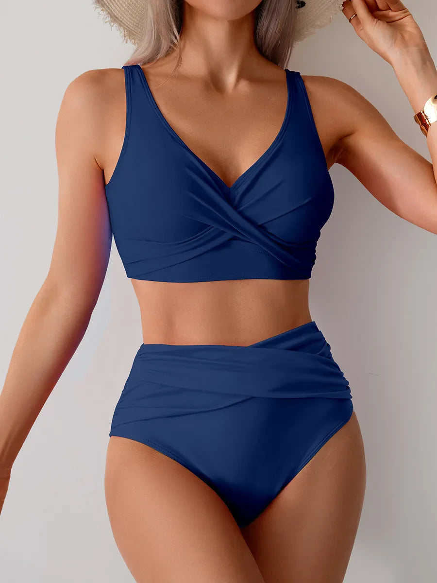 High Waist Bikini Set for Women – Sexy Push Up Swimsuit Summer Beachwear Bathing Suit Swimwear