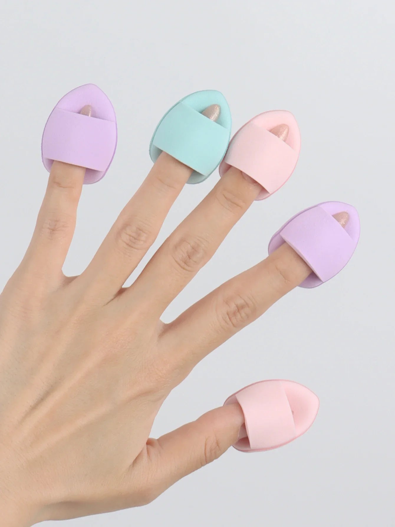Finger Air Cushion Makeup Puff Set – Powder, Liquid Foundation & Concealer Applicator Wholesale