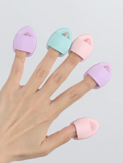 Finger Air Cushion Makeup Puff Set – Powder, Liquid Foundation & Concealer Applicator Wholesale
