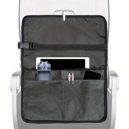 Dark gray large - high-speed rail bag airplane meal bag table board storage bag