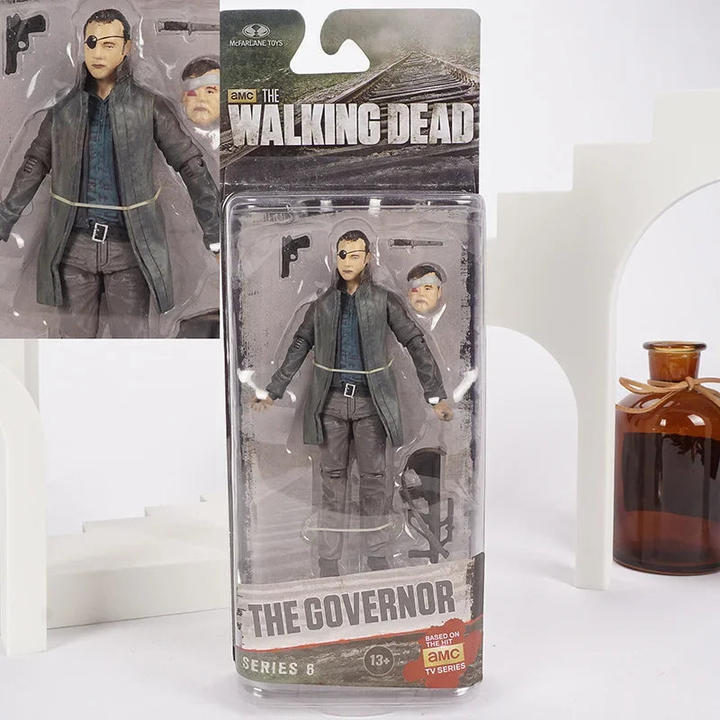 The Walking Dead PVC Action Figure Set - Abraham Ford, Rick Grimes & The Governor Models 6 Styles