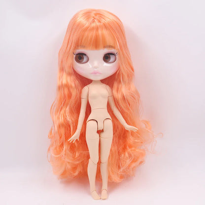 ICY DBS Blythe Doll 1/6 Joint Body 30cm BJD – Shiny Face with Extra Hands, DIY Fashion Doll Gift