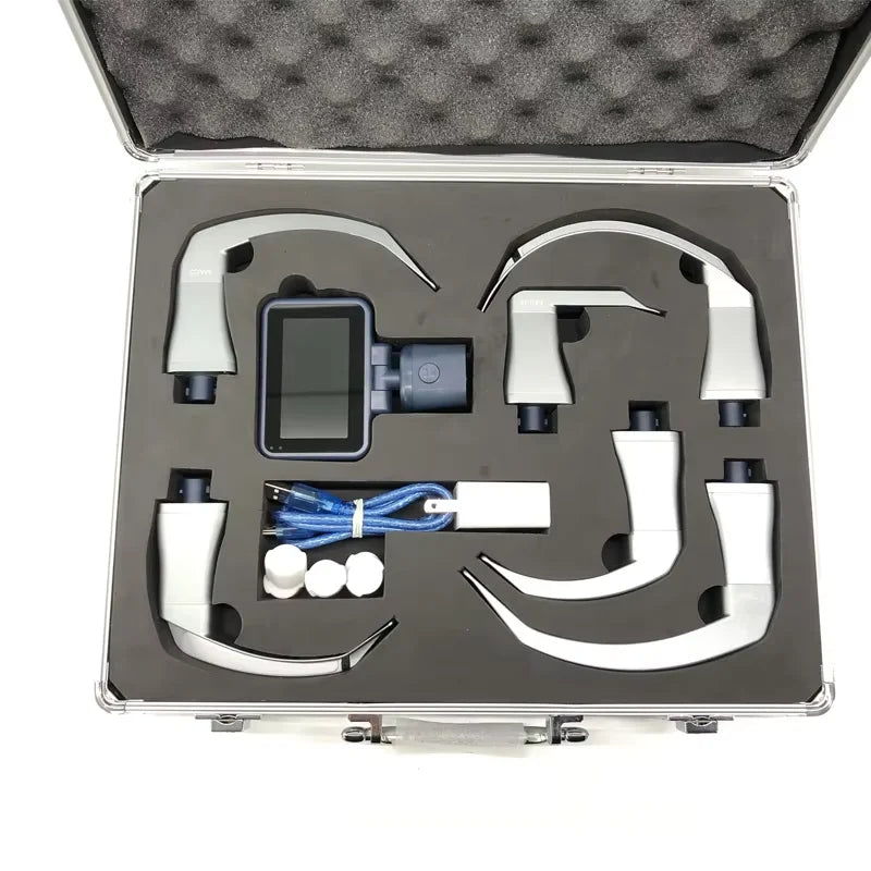 3.5-Inch Touch Screen Video Laryngoscope with Reusable Sterilizable Blades – Digital Laryngoscope, Mexico Warehouse Delivery