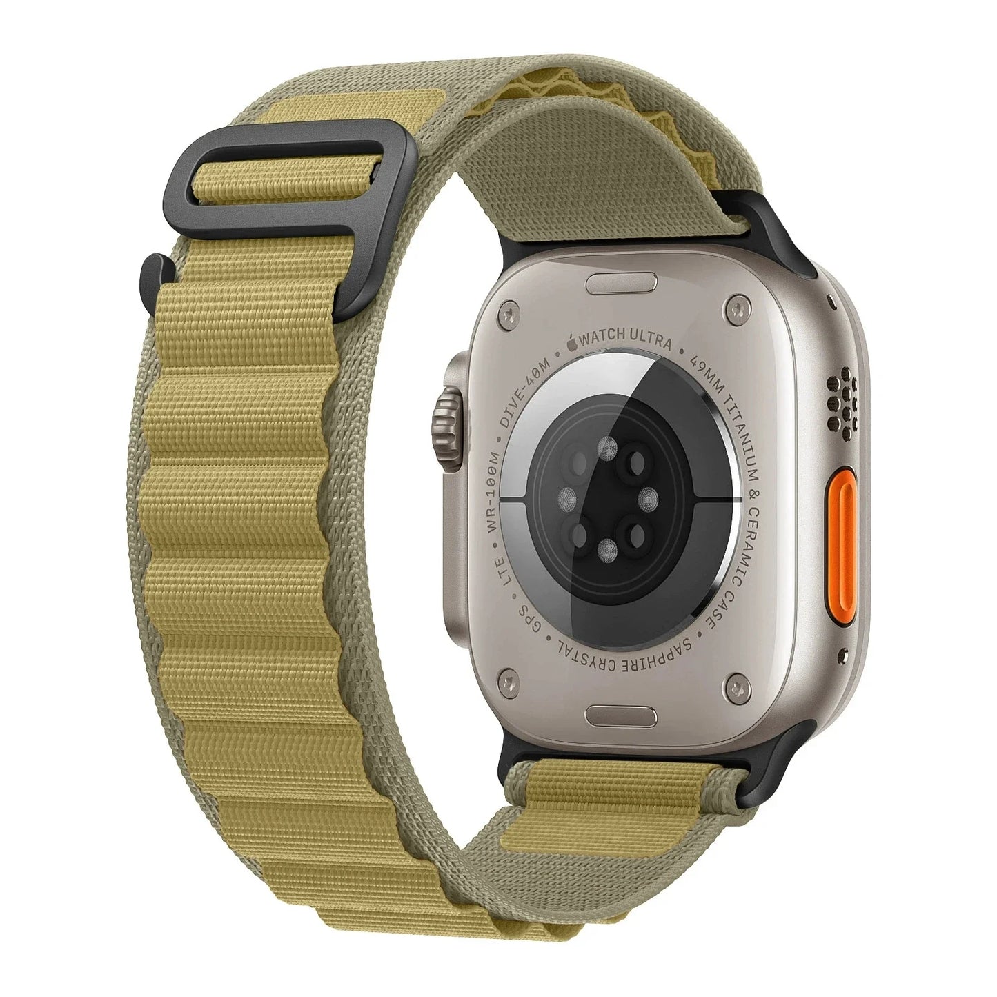 Alpine Loop Nylon Sport Strap for iWatch — Compatible with Series 4–10, 42/46/49mm Bands