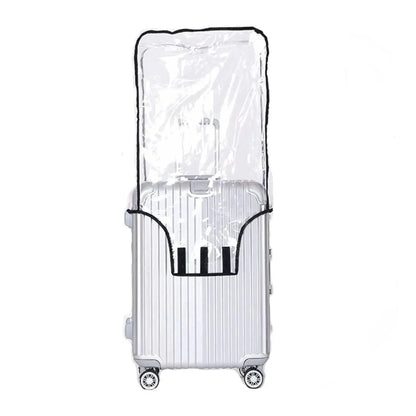 Full Transparent Luggage Cover – Waterproof, Dustproof, Durable PVC Suitcase Protector for Travel