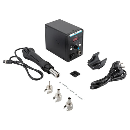 700W Hot Air Rework Station with Heat Gun – SMD Soldering Set, Adjustable Temperature & LED Display for Electronics Repair