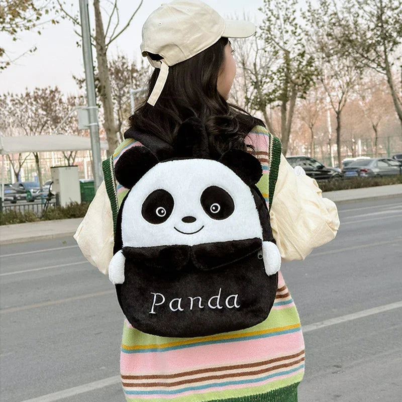 Kuromi & Cinnamoroll Plush Backpack — Cute Cartoon Soft Daypack for School, Travel & Daily Use