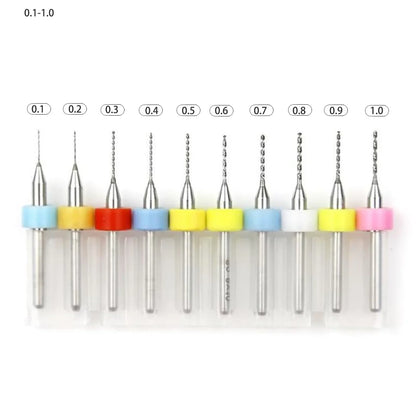 11/21-Piece Needle Vise Set – Hand Twist Drill with Double Bearing and Interchangeable Rotary Bits of Various Sizes