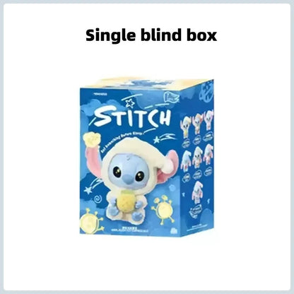 Miniso New Stitch "Eat Something Before Sleep" Series Vinyl Blind Box – Cute Plush Doll Bag Pendant Mystery Toy Surprise Gift