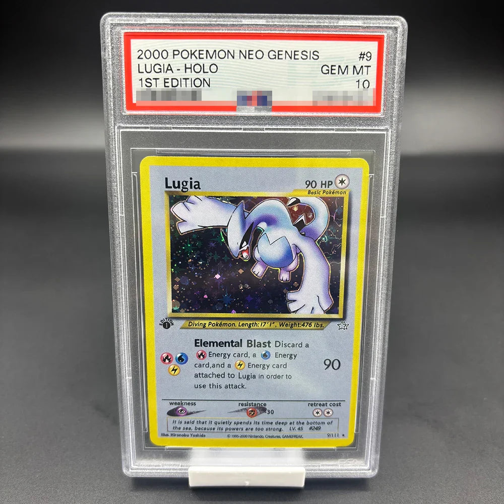 DIY 2023 PTCG Van Gogh Pikachu & Grey Felt Hat Collection Card – 10-Point Rating Anime Game Card Gift Toy