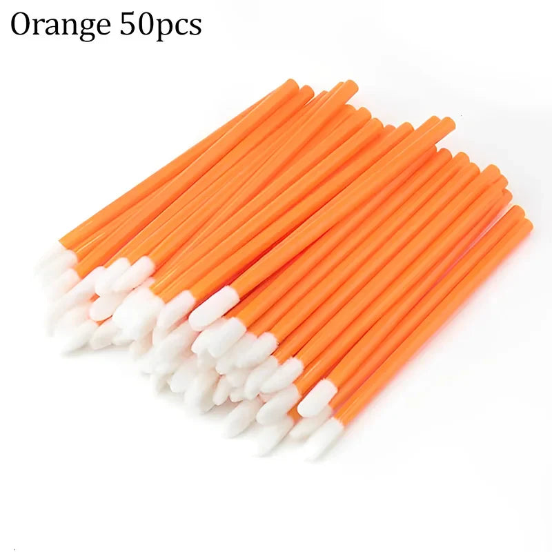 50PCS Reusable Eyelash Brushes – Mascara Wands Spoolers for False Lashes & Eyelash Extensions