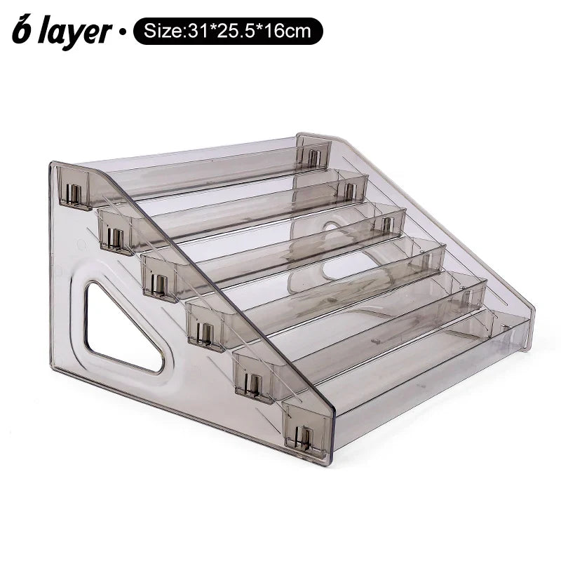 Acrylic Nail Polish Display Organizer – 3/4/5/6/7 Layer Clear Cosmetic & Jewelry Rack Holder